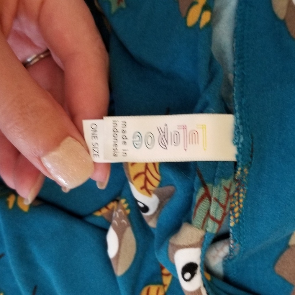 Lularoe OS owl leggings